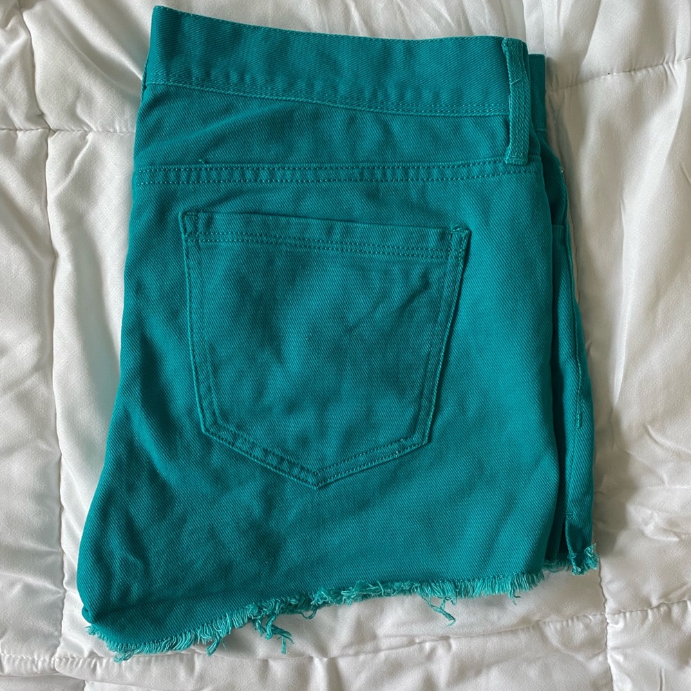 Teal women shorts